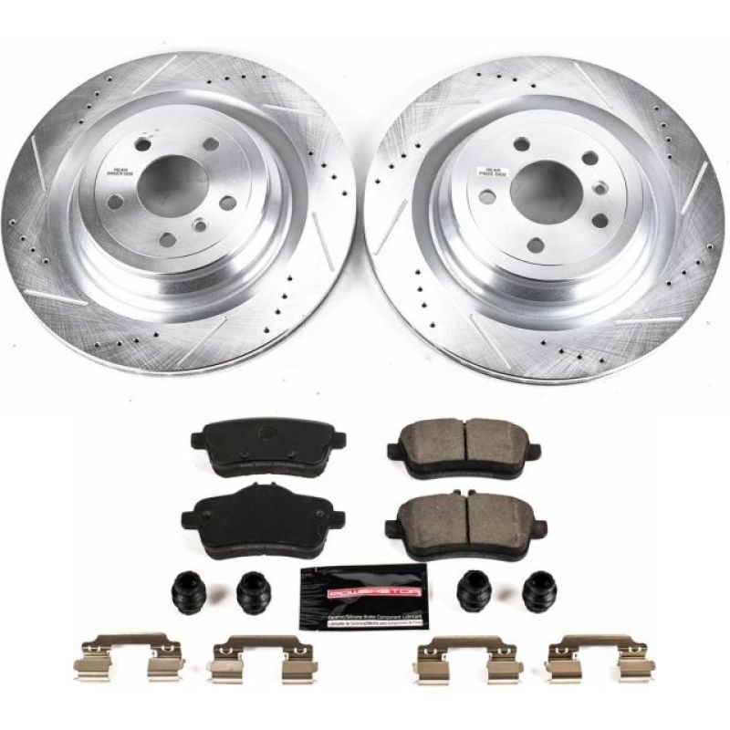 PowerStop Power Stop 17-18 Mercedes-Benz GLS450 Rear Z23 Evolution Sport Brake Kit