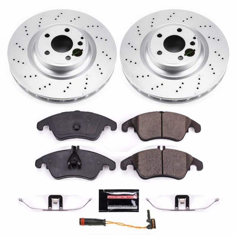PowerStop Power Stop 17-18 Mercedes-Benz SLC300 Front Z23 Evolution Sport Coated Brake Kit