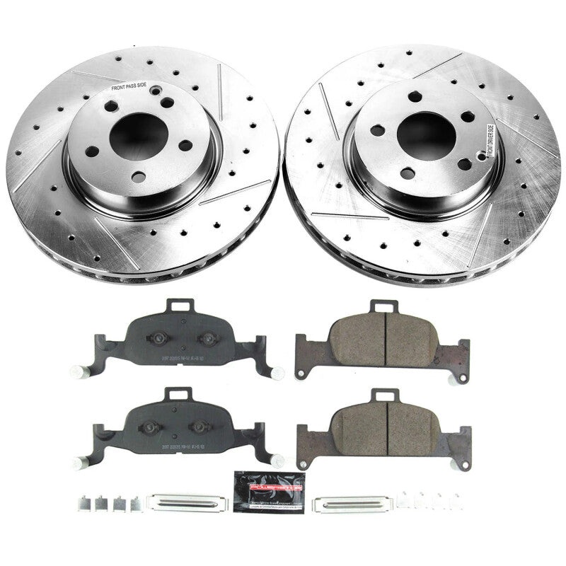 PowerStop Power Stop 2021 Audi Q5 Sportback Front Z23 Evolution Brake Kit