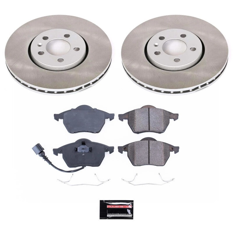 PowerStop Power Stop 99-05 Volkswagen Jetta Front Semi-Coated Rotor Kit