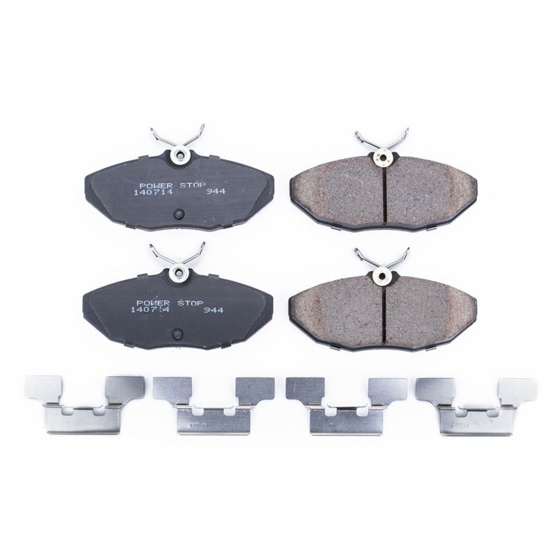 PowerStop Power Stop 03-05 Jaguar S-Type Rear Z17 Evolution Ceramic Brake Pads w/Hardware