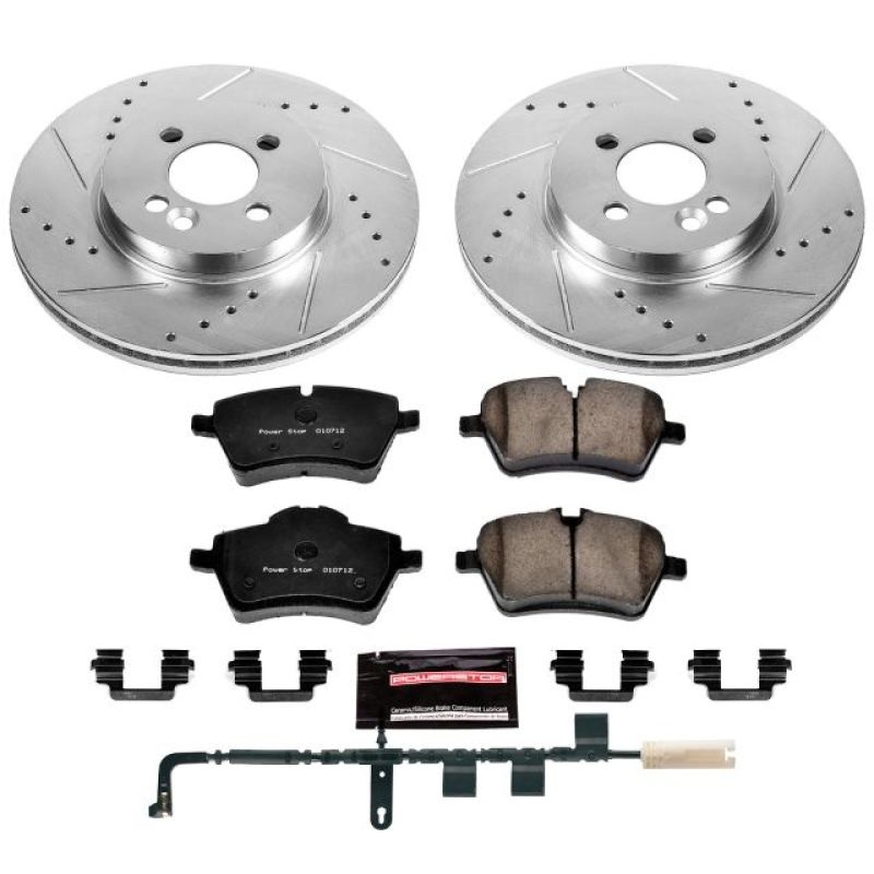 PowerStop Power Stop 07-10 Mini Cooper Front Z23 Evolution Sport Brake Kit