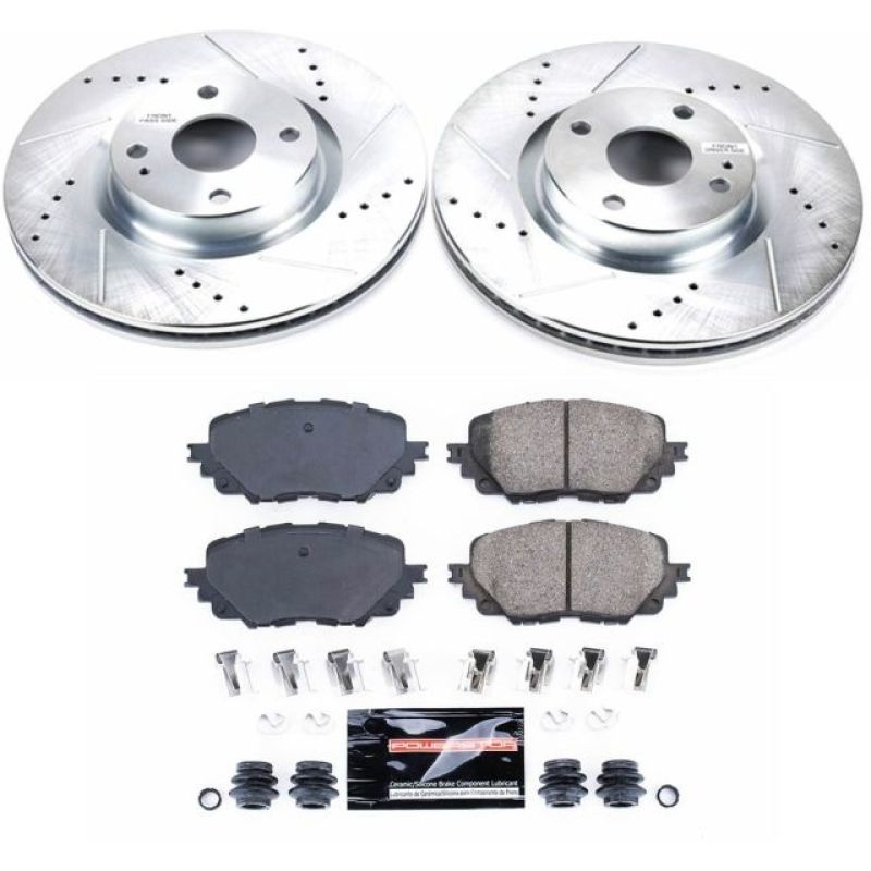 PowerStop Power Stop 17-19 Fiat 124 Spider Front Z23 Evolution Sport Brake Kit