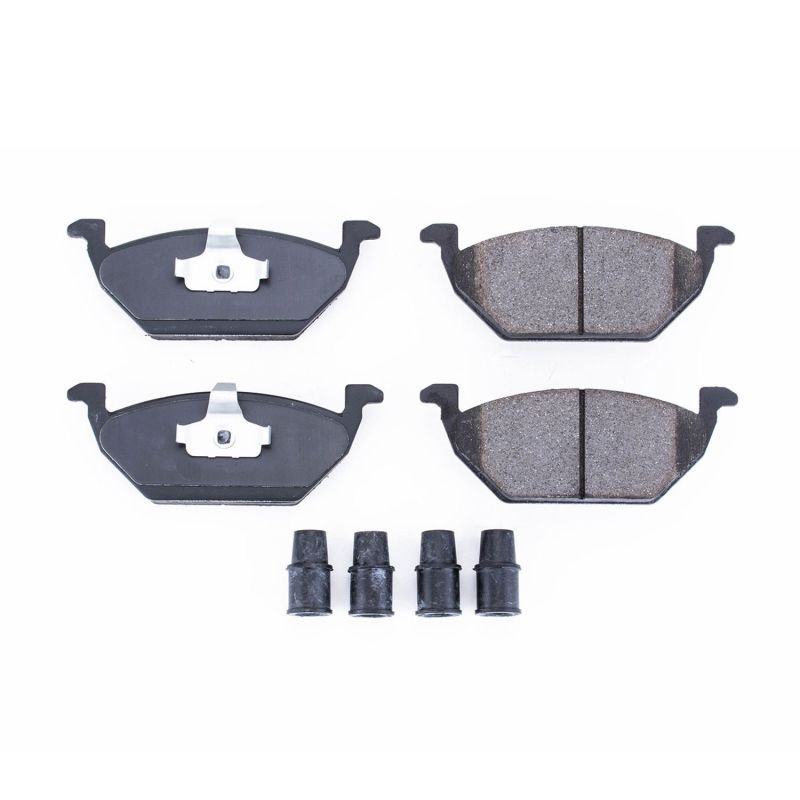 PowerStop Power Stop 1998 Volkswagen Beetle Front Z17 Evolution Ceramic Brake Pads w/Hardware