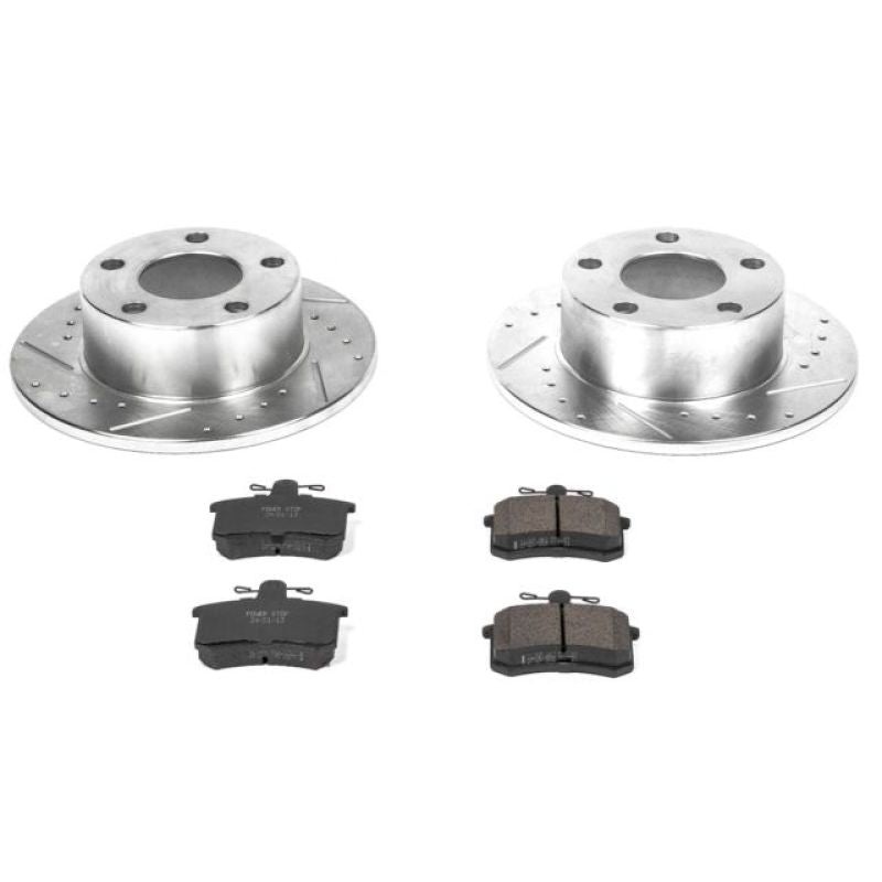 PowerStop Power Stop 95-97 Audi A6 Rear Z23 Evolution Sport Brake Kit