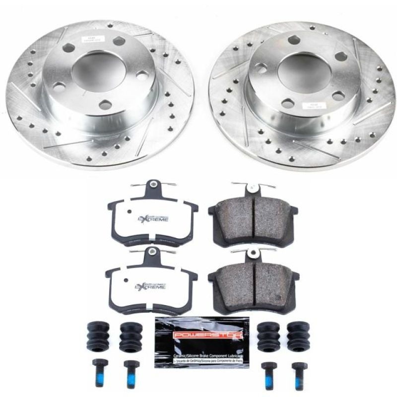 PowerStop Power Stop 96-01 Audi A4 Quattro Rear Z26 Street Warrior Brake Kit
