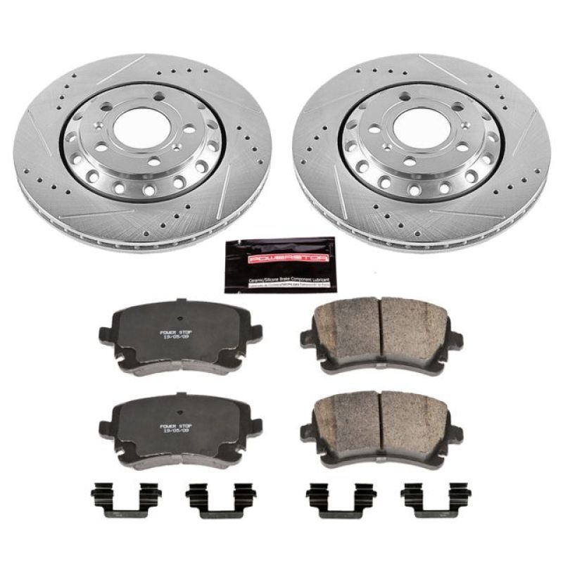 PowerStop Power Stop 03-10 Audi A8 Quattro Rear Z23 Evolution Sport Brake Kit