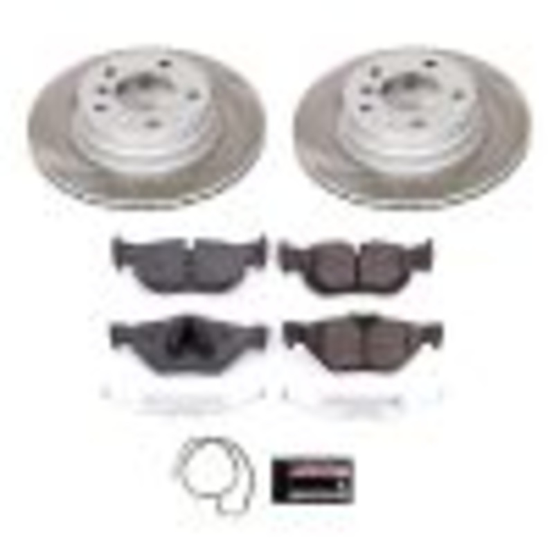 PowerStop Power Stop 07-10 BMW 328i Rear Semi-Coated Rotor Kit