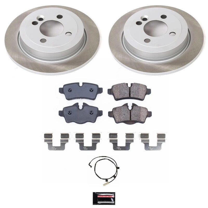 PowerStop Power Stop 07-10 Mini Cooper Rear Semi-Coated Rotor Kit