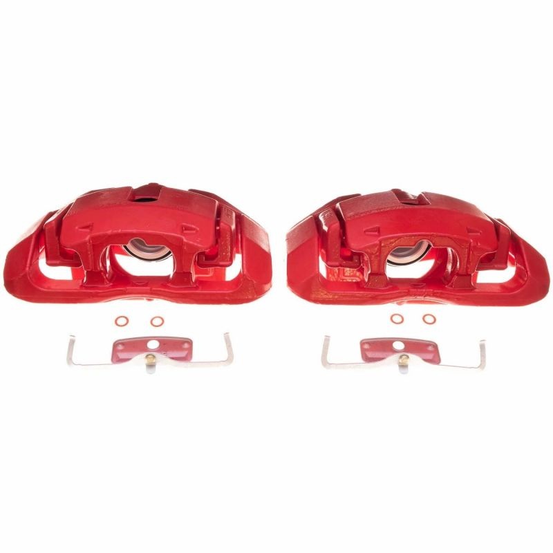 PowerStop Power Stop 08-10 BMW 535i Front Red Calipers w/Brackets – Pair