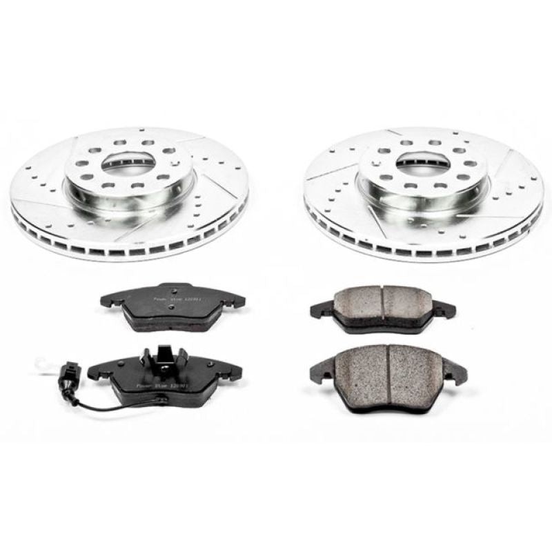 PowerStop Power Stop 10-12 Audi A3 Front Z23 Evolution Sport Brake Kit