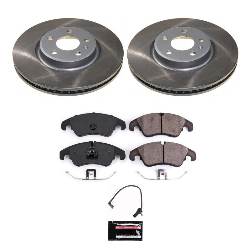 PowerStop Power Stop 13-16 Audi allroad Front Semi-Coated Rotor Kit