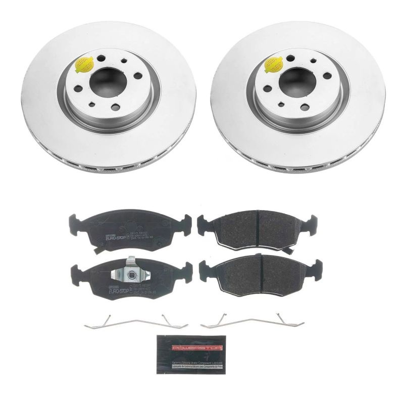 PowerStop Power Stop 13-18 Fiat 500 Front Euro-Stop Brake Kit