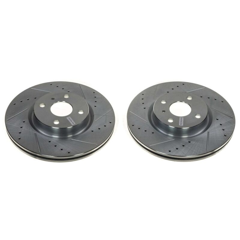 PowerStop Power Stop 16-21 Mazda MX-5 Miata Front Evolution Drilled & Slotted Rotor – Pair