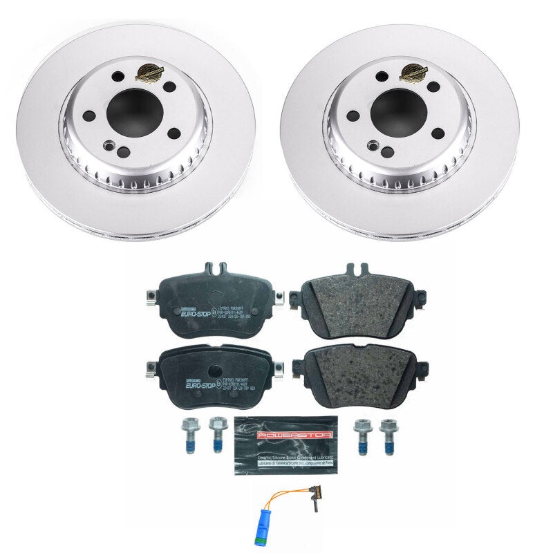 PowerStop Power Stop 17-19 Mercedes-Benz E300 Rear Euro-Stop Brake Kit