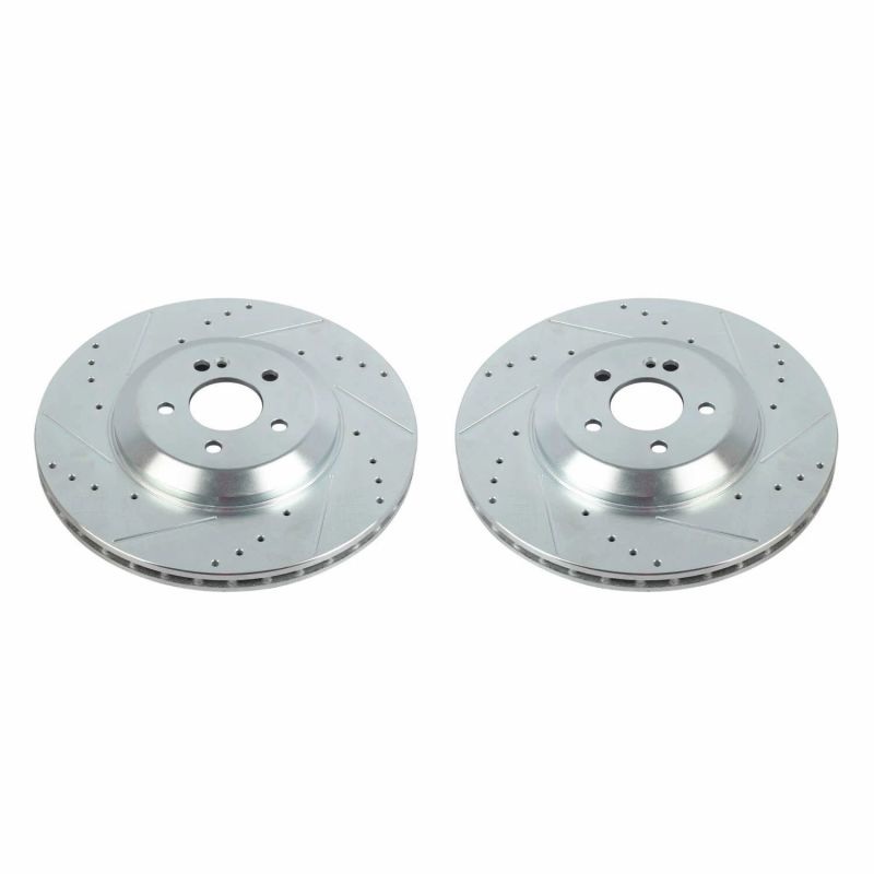 PowerStop Power Stop 19-20 Mercedes-Benz CLS450 Rear Evolution Drilled & Slotted Rotors – Pair