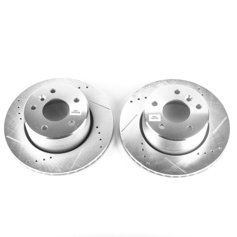 PowerStop Power Stop 99-04 Land Rover Discovery Front Evolution Drilled & Slotted Rotors – Pair