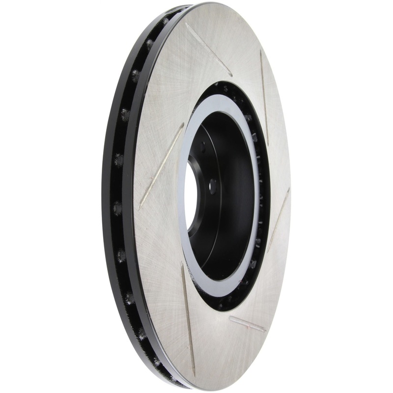 StopTech Slotted Sport Front Left Brake Rotor 12-14 Fiat 500 Abarth