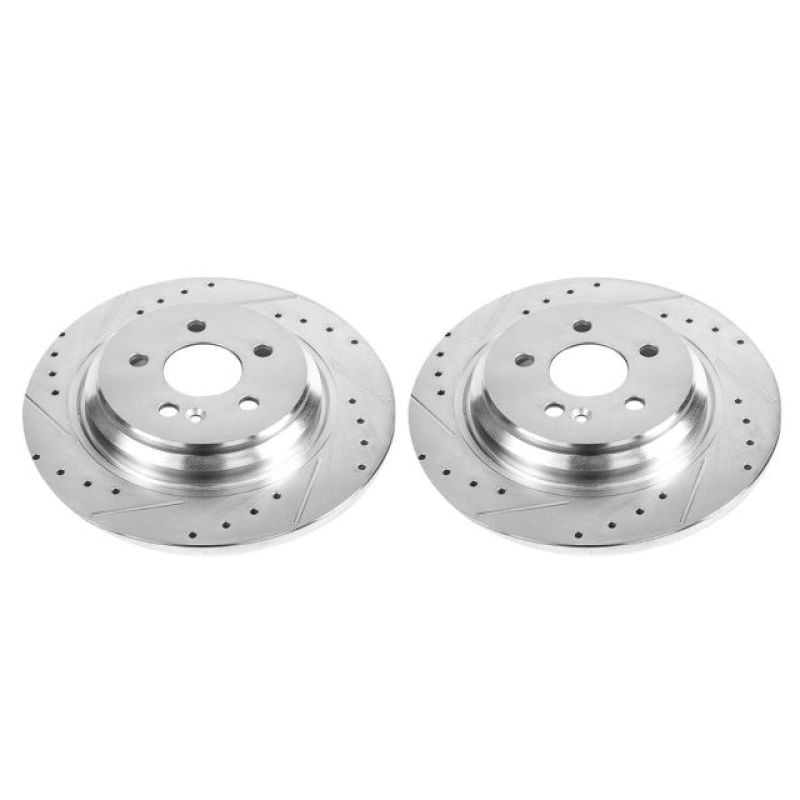 PowerStop Power Stop 00-03 Mercedes-Benz ML55 AMG Rear Evolution Drilled & Slotted Rotors – Pair