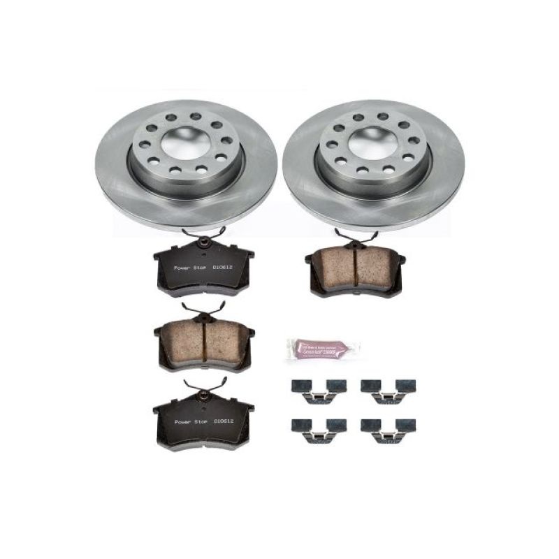 PowerStop Power Stop 02-05 Audi A4 Rear Autospecialty Brake Kit