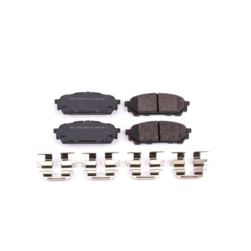 PowerStop Power Stop 05-06 Saab 9-2X Rear Z17 Evolution Ceramic Brake Pads w/Hardware