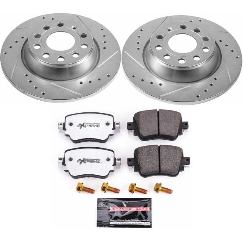 PowerStop Power Stop 16-18 Audi Q3 Rear Z26 Street Warrior Brake Kit