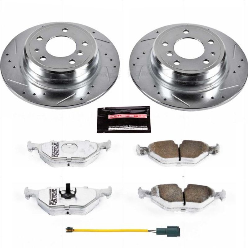 PowerStop Power Stop 1989 BMW 525i Rear Z26 Street Warrior Brake Kit