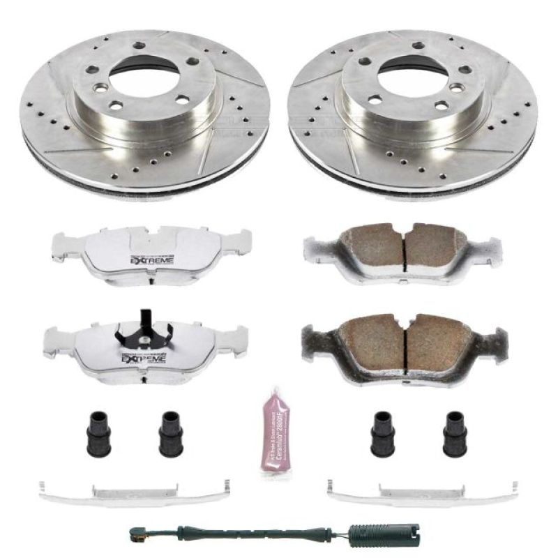 PowerStop Power Stop 92-98 BMW 318i Front Z26 Street Warrior Brake Kit