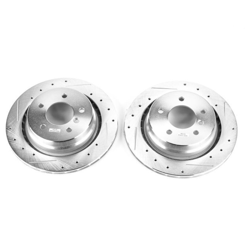 PowerStop Power Stop 95-99 BMW M3 Rear Evolution Drilled & Slotted Rotors – Pair