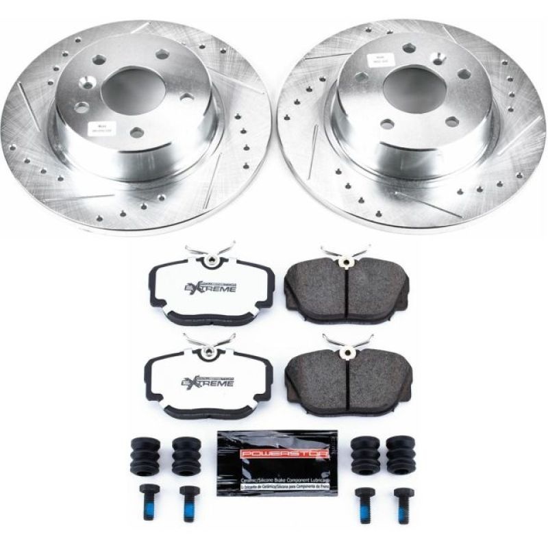 PowerStop Power Stop 99-04 Land Rover Discovery Rear Z26 Street Warrior Brake Kit