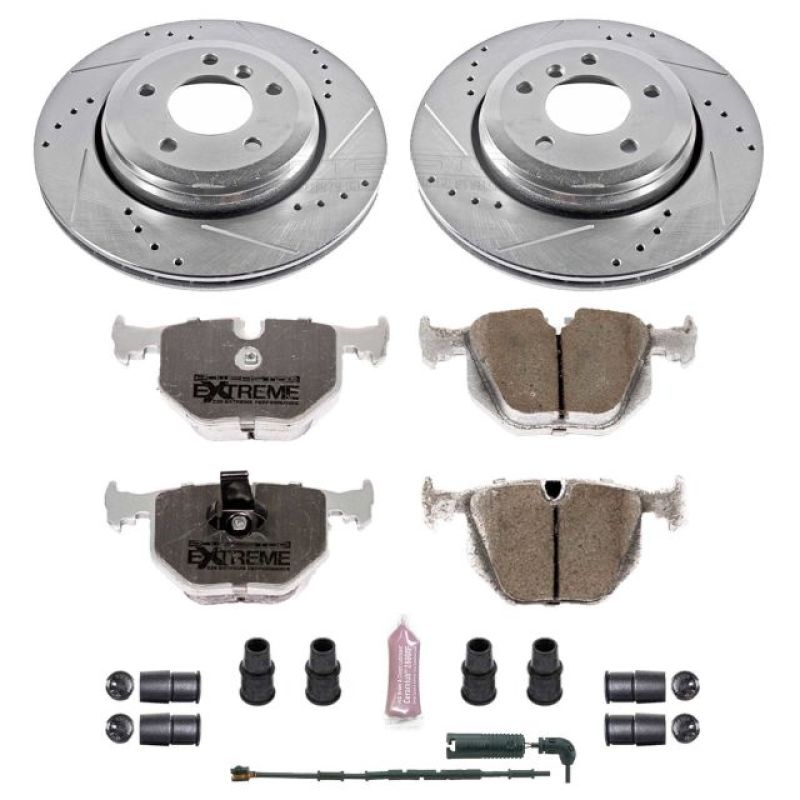 PowerStop Power Stop 01-06 BMW 330Ci Rear Z26 Street Warrior Brake Kit