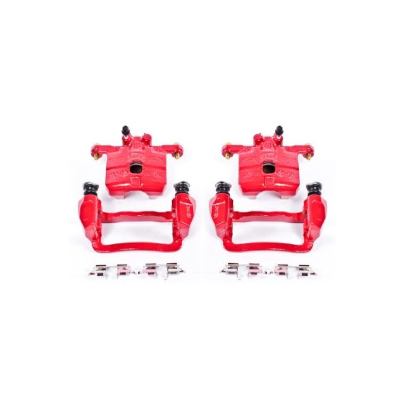 PowerStop Power Stop 05-06 Saab 9-2X Rear Red Calipers w/Brackets – Pair