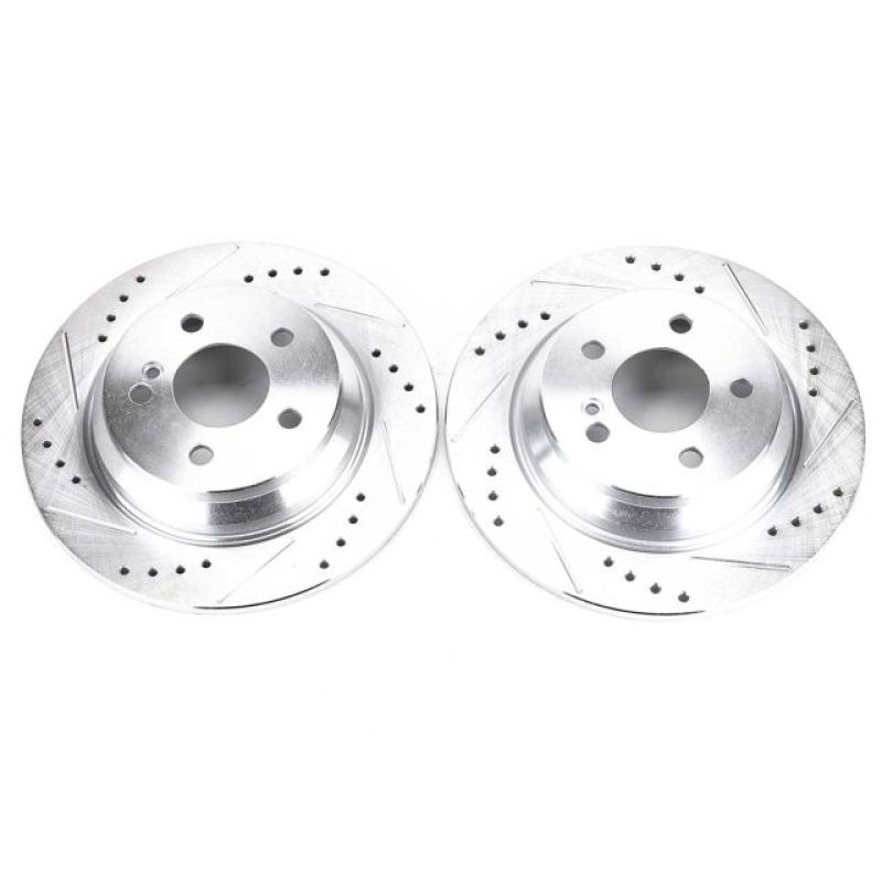 PowerStop Power Stop 07-08 Mercedes-Benz CL550 Rear Evolution Drilled & Slotted Rotors – Pair