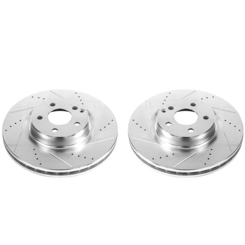 PowerStop Power Stop 07-09 Mercedes-Benz E350 Front Evolution Drilled & Slotted Rotors – Pair