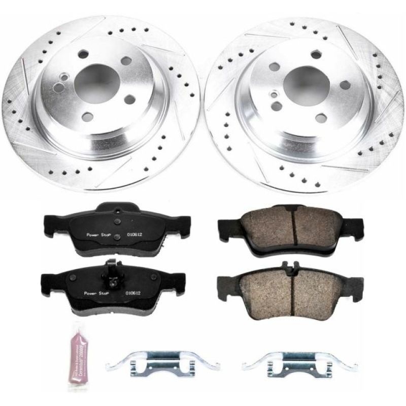 PowerStop Power Stop 10-13 Mercedes-Benz S400 Rear Z23 Evolution Sport Brake Kit