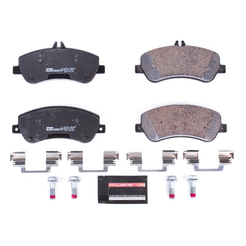 PowerStop Power Stop 10-15 Mercedes-Benz GLK350 Euro-Stop ECE-R90 Front Brake Pads