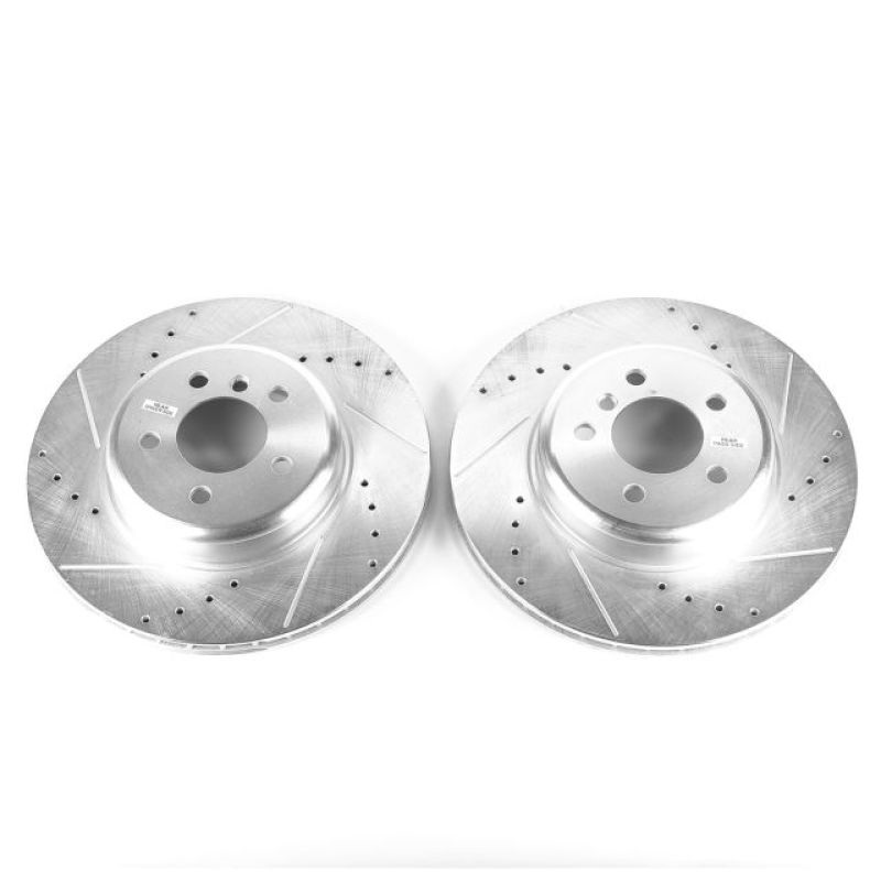 PowerStop Power Stop 10-17 BMW 535i GT Rear Evolution Drilled & Slotted Rotors – Pair