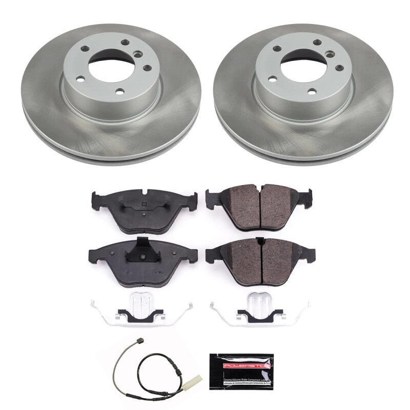 PowerStop Power Stop 11-13 BMW 328i Front Semi-Coated Rotor Kit