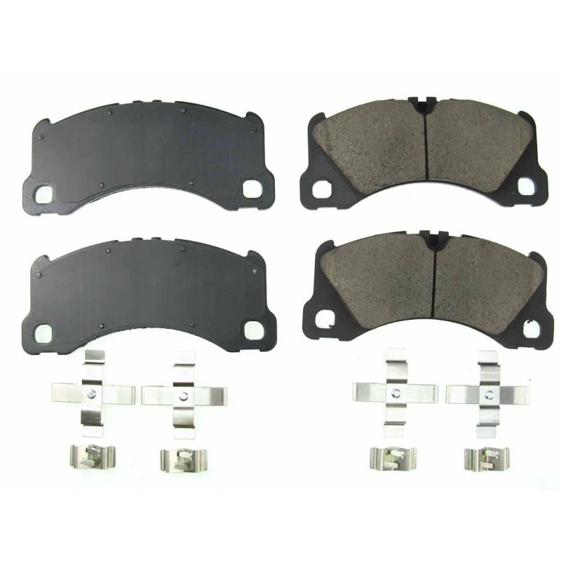 PowerStop Power Stop 13-17 Porsche Cayenne Front Z17 Evolution Ceramic Brake Pads w/Hardware