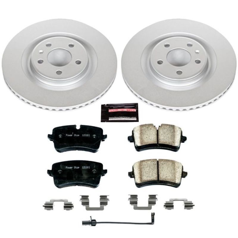 PowerStop Power Stop 14-18 Audi A6 Rear Z23 Evolution Sport Coated Brake Kit