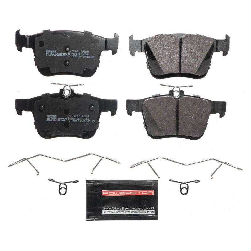 PowerStop Power Stop 15-19 Volkswagen e-Golf Euro-Stop ECE-R90 Rear Brake Pads