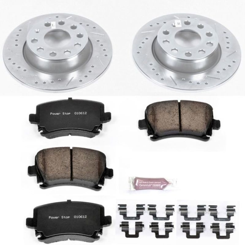 PowerStop Power Stop 2013 Audi A3 Quattro Rear Z23 Evolution Sport Brake Kit