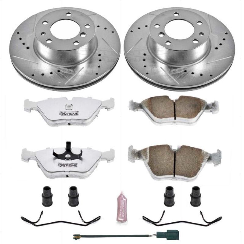 PowerStop Power Stop 90-95 BMW 525i Front Z26 Street Warrior Brake Kit