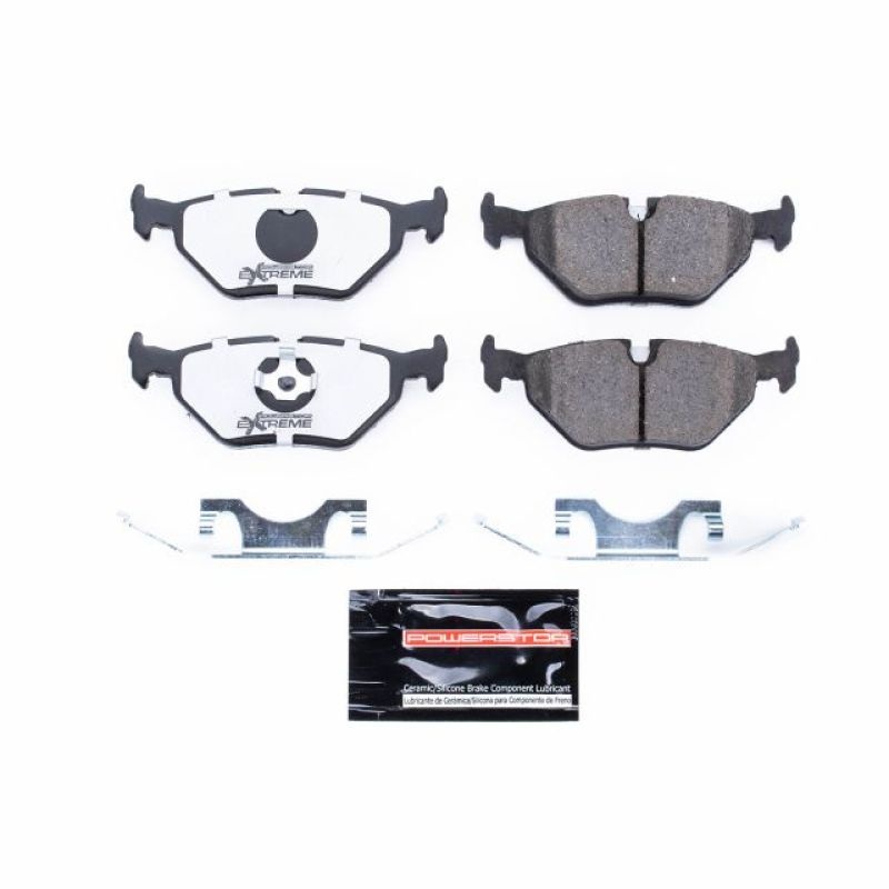 PowerStop Power Stop 91-98 BMW 318i Rear Z26 Extreme Street Brake Pads w/Hardware