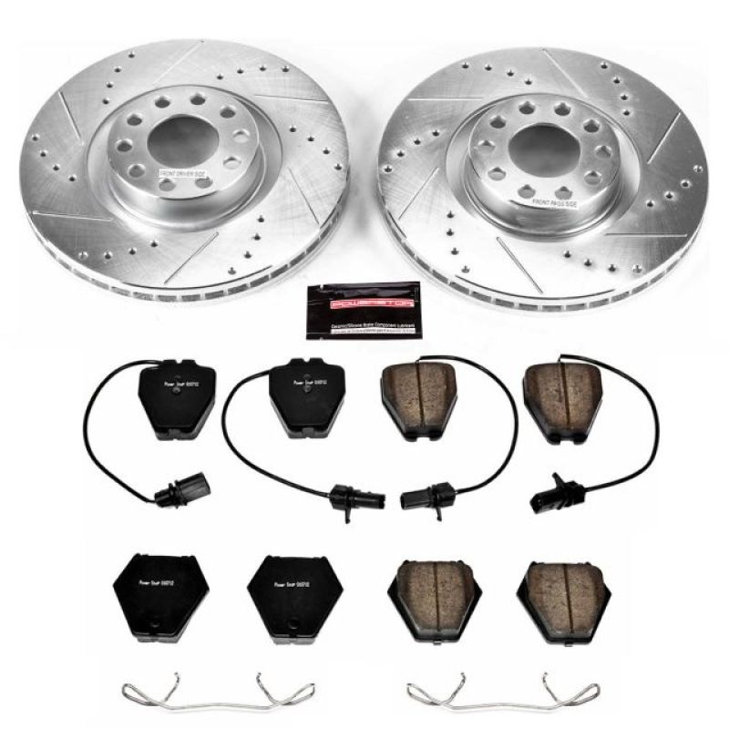 PowerStop Power Stop 00-04 Audi A6 Quattro Front Z23 Evolution Sport Brake Kit