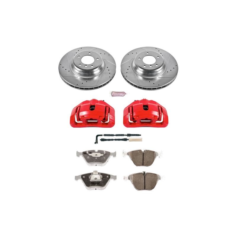 PowerStop Power Stop 07-09 BMW 335i Front Z26 Street Kit w/Cals