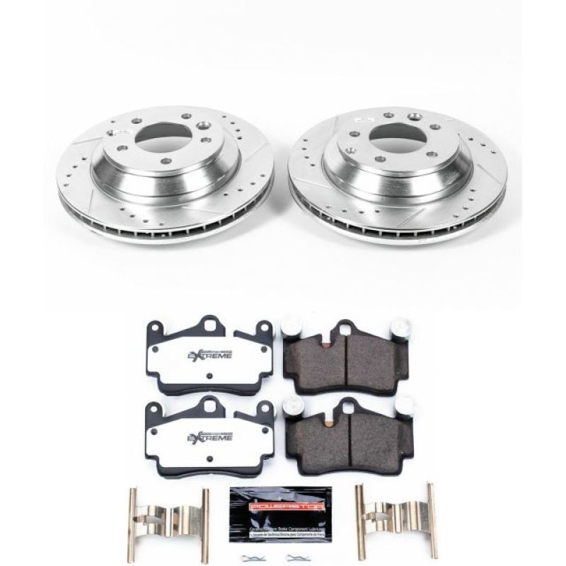 PowerStop Power Stop 07-15 Audi Q7 Rear Z26 Street Warrior Brake Kit