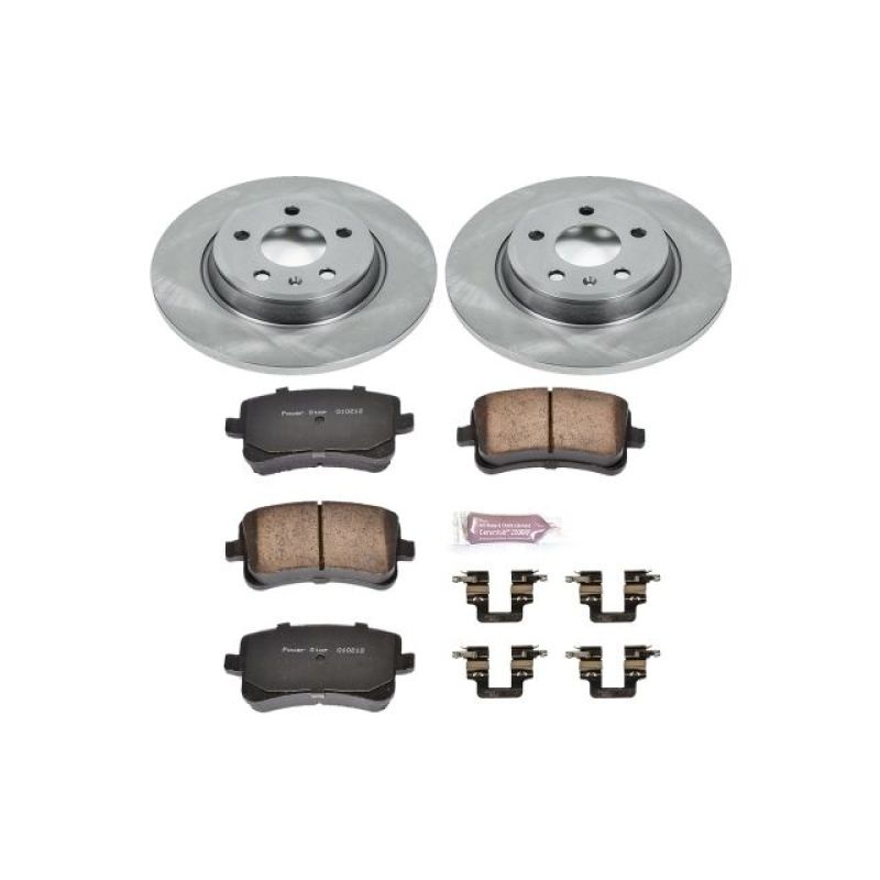 PowerStop Power Stop 09-16 Audi A4 Rear Autospecialty Brake Kit