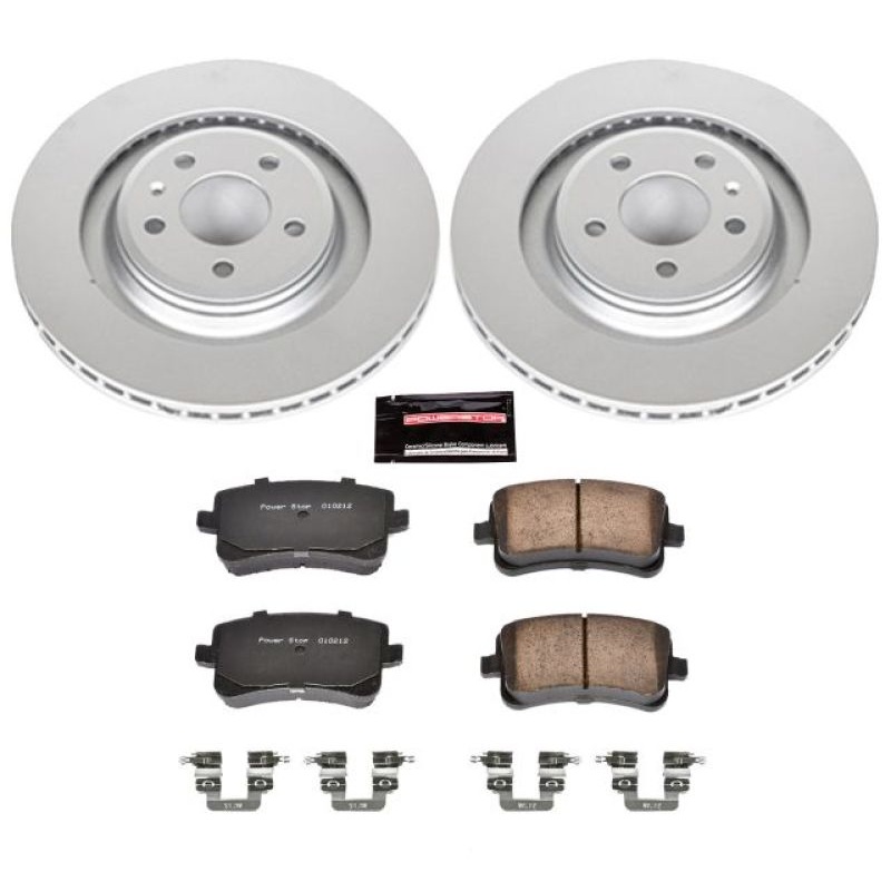 PowerStop Power Stop 10-11 Audi S4 Rear Z23 Evolution Sport Coated Brake Kit