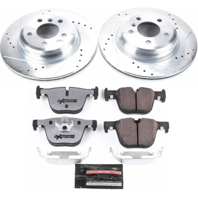 PowerStop Power Stop 15-16 BMW 328i xDrive Rear Z26 Street Warrior Brake Kit
